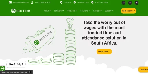 Eco Time Website Screenshot