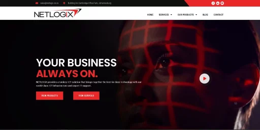 Netlogix Website Screenshot